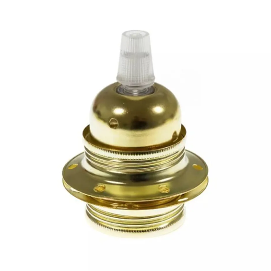 Douille Laiton E27 avec Mise à la Terre Prête à l'Emploi Idéale pour Vos Créations DIY-Lnd Best