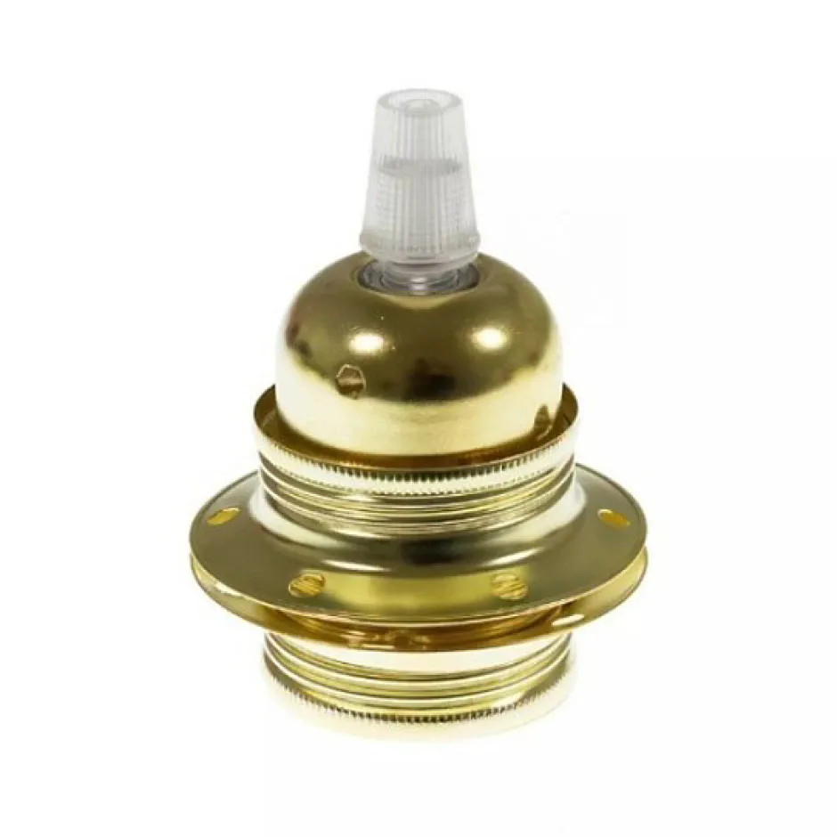 Douille Laiton E27 avec Mise à la Terre Prête à l'Emploi Idéale pour Vos Créations DIY-Lnd Best