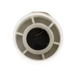 Douille lisse sans bague E14 - Blanc -^Zenitech Online