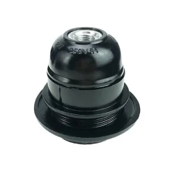 Douille Noire Bakélite E27 Prête à l'Emploi Idéale pour Vos Créations DIY-Lnd Discount