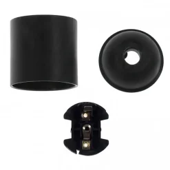 Douille Noire E27 Thermoplastique à Chemise Lisse Idéale pour Vos Créations DIY^Lnd