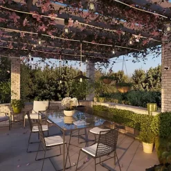 Douille noire E27 étanche IP65 à double sortie pour guirlande d'extérieur^Lnd Discount