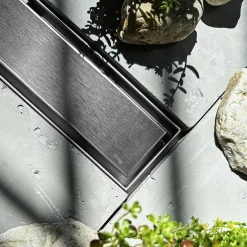 Drain Linéaire Neox Pro 90 Brush Steel-Rea Discount