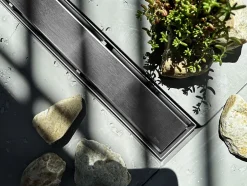 Drain Linéaire Neox Pro 90 Brush Steel-Rea Discount