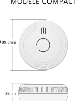 Détecteur de fumée - Conforme à la Norme européenne EN14604, Blanc^Nature Pro Sale
