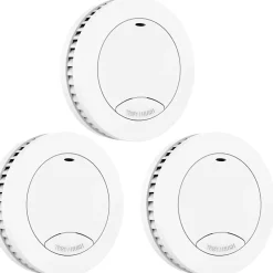 Détecteur de fumée Safety Pro Mini - Batterie 10 ans - Détecteur de fumée - Alarme incendie - 3 pièces^Aroha Outlet