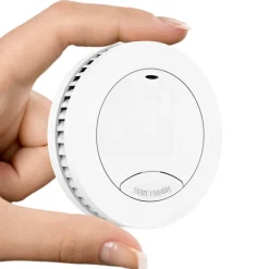 Détecteur de fumée Safety Pro Mini - Batterie 10 ans - Détecteur de fumée - Alarme incendie^Aroha Discount