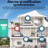 Détecteur de fumée Smart Connect & Link connectable et WiFi - Alarme incendie connecte Tuya et Smartlife - 5 pieces-Aroha Online