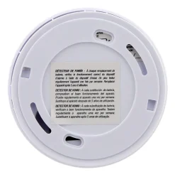 Détecteur de fumée CE garanti 5 ans - avec pile et accessoires --Otio Hot