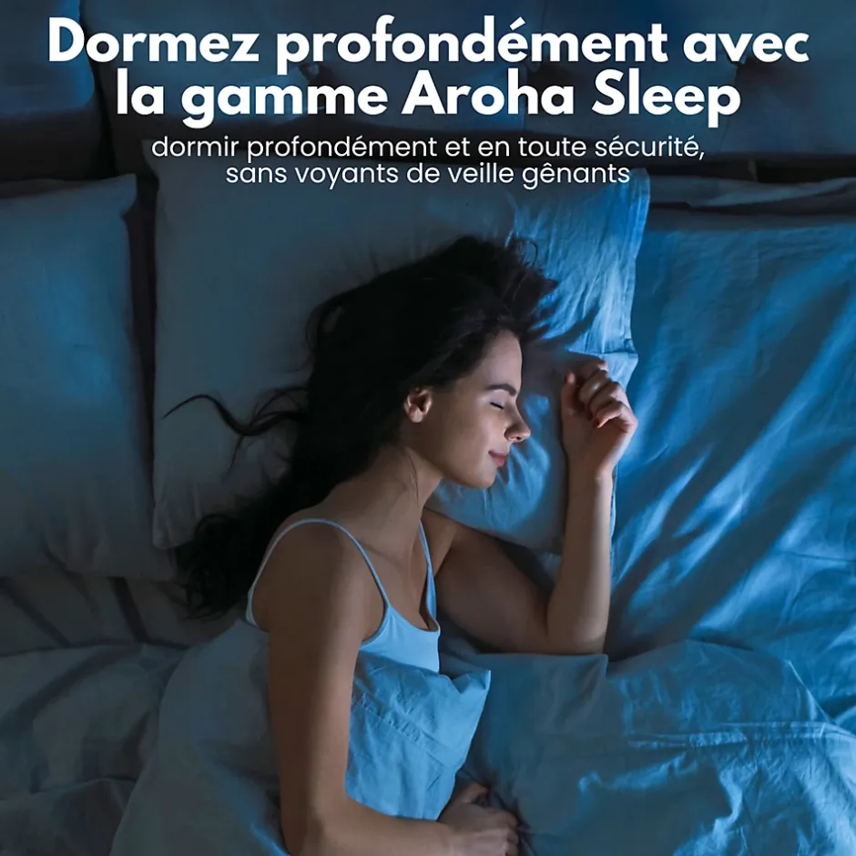 Détecteur de fumée et de monoxyde de carbone Safety Pro Sleep Line - Batterie 10 ans - Alarme incendie et détecteur de CO-Aroha New