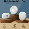 Détecteur de fumée et de monoxyde de carbone Safety Pro - Batterie 10 ans - Alarme incendie et CO^Aroha New