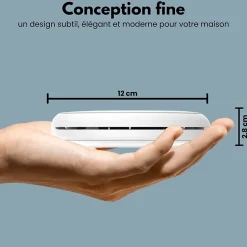Détecteur de fumée et de monoxyde de carbone Safety Pro Sleep Line - Batterie 10 ans - Alarme incendie et de CO - 5 pièces^Aroha