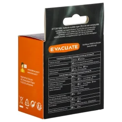 Détecteur de fumée Evacuate autonomie 10 ans 85 dB(A)- Hot