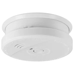 Détecteur de fumée optique Evacuate EVA033534 normes EN 14604 : 2005+ AC 2008 et NF DAAF fonctionne avec 1 pile 9V (6LR61)^