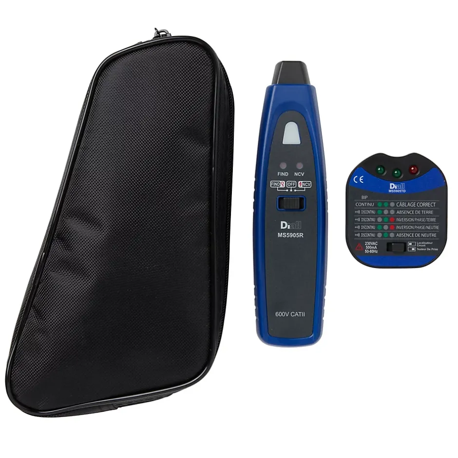 Détecteur de fusible - max 230V bleu et noir-Diall Hot