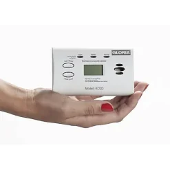 Détecteur de monoxyde de carbone KO2D à piles AA, écran numérique, 10 ans de garantie^Gloria Best