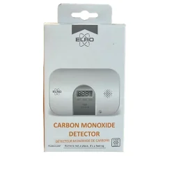 Détecteur de monoxyde de carbone avec écran digital-Elro Best