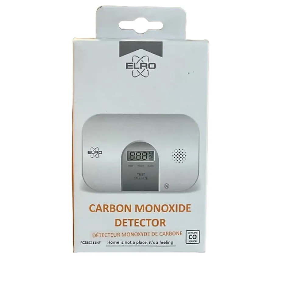 Détecteur de monoxyde de carbone avec écran digital-Elro Best