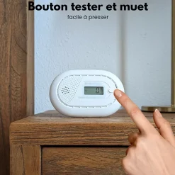 Détecteur de monoxyde de carbone interconnecté Link - Batterie 10 ans - Alarme de CO - Portable^Aroha Clearance