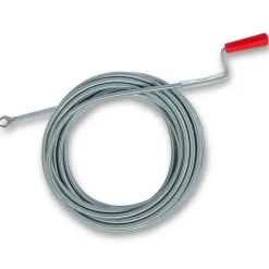Spirale de nettoyage de tuyaux 10m de long et 9mm de diamètre pour tuyaux à partir de 40mm tête en forme de griffe de 20mm^Eberth Hot
