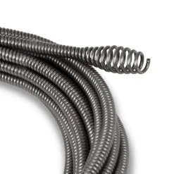 Spirale 7,6m Pièce de Rechange pour Nettoyeur de Tuyaux, Boring Bulb Cutter Tête, Diamètre 11mm, tuyaux diamètre 2-5cm^Eberth Best