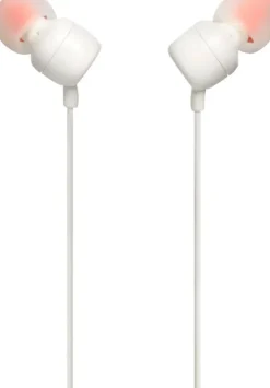 Ecouteurs filaires T110 blanc avec microphone-JBL Online