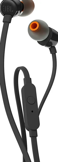 Ecouteurs filaires T110 noir avec microphone^JBL