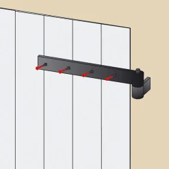 Ecrou avec vis à tête collet carrée acier noir Afbat - ⌀7X L.60mm - 8 pièces-Afbat - Tb Industrie Sas New