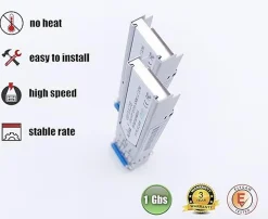 Elfcam - 2 Modules SFP 1,25 Gbps LC/UPC Duplex Monomode OS2 1310nm, 10 km, Transceivers Fibre Optique Performants^Elfcam-shop Online