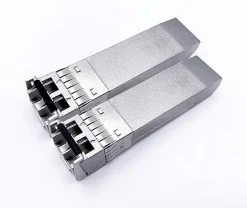 Elfcam - 2 Modules SFP+ 10 Gbps - LC/UPC Multimode OM3/OM4, 850nm DDM, 300 m, Compatibles Freebox Ultra-Elfcam-shop Online
