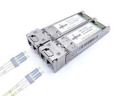 Elfcam - 2 Modules SFP+ 10 Gbps - LC/UPC Monomode OS2, 1310nm 10GBase-LR, 10 km, Compatibles Freebox Ultra-Elfcam-shop Sale