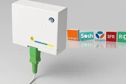 Elfcam - Câble Fibre Optique SC-APC à SC-APC - 0.5m (Blanc), Jarretière Renforcée 9/125um, Blindé, Compatible Livebox-Elfcam-shop Online