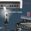 Elfcam - Module SFP+ 10GBase-T RJ45 - 30 m sur Câble Ethernet Cat7/Cat8, Compatible Freebox Ultra^Elfcam-shop Outlet