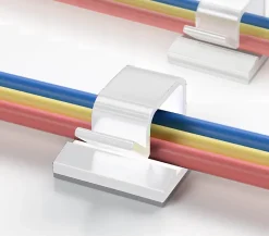 Elfcam - 30x Clips Câble Adhésif Ethernet, Blanc 8.0mm, Maison/Bureau, Attache Fil (Lot de 30)^Elfcam-shop Clearance