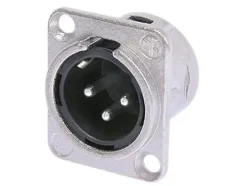 Embase XLR 3 points male type D-Neutrik Online