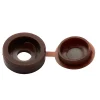 Embout cache-vis marron ø6-8 mm - 20 pièces-Diall Discount
