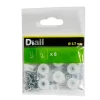 Embout en plastique 17 mm x 8, transparent-Diall Clearance