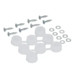 Embout en plastique 17 mm x 8, transparent-Diall Clearance