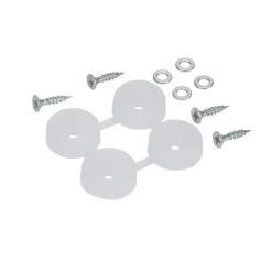 Embout en plastique 22 mm x 4, transparent-Diall