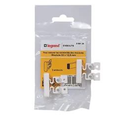 Embouts pour moulure 32 x 12,5 mm^Legrand Outlet