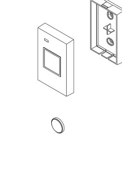 Emetteur radio mural pour porte de garage-GoodHome Outlet