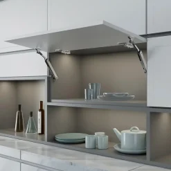 Compas pour portes levantes Altius One, Gamme de force 940-1710, Acier, Nickelé-Emuca Sale