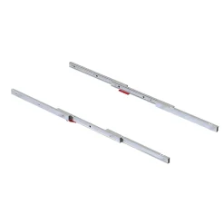 Emuca Coulisses pour table à rallonge Coktail Reverse H35, Aluminium, Inox anodisé^ Outlet