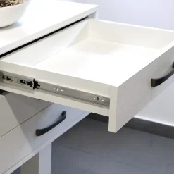 Emuca Jeu de coulisses à billes pour tiroir à sortie totale, hauteur 45mm, longueur 400mm, Acier, Zingué^ Discount