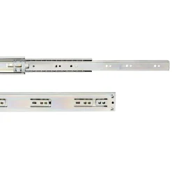 Emuca Jeu de coulisses à billes pour tiroir à sortie totale, hauteur 45mm, longueur 350mm, Acier, Zingué- Sale