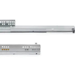 Emuca Jeu de coulisses invisibles Silver, coulisse à sortie totale, push, profondeur 250mm, Acier, zingué- Online