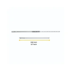 Emuca Lot de 5 jeux de coulisses de tiroir, roulement à billes, hauteur 17mm, profondeur 246mm, sortie partiel, Zingué^ Sale