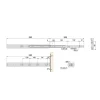 Emuca Lot de 5 jeux de coulisses pour tiroirs, roulement à billes, hauteur 45mm, profondeur 550mm, à sortie totale, avec push,^ Outlet