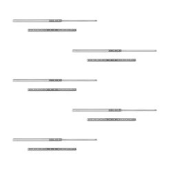 Emuca Lot de 5 jeux de coulisses de tiroir, roulement à billes, hauteur 17mm, profondeur 374mm, sortie partielle, zingué^
