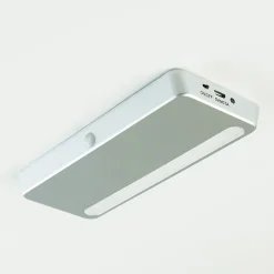 Luminaire LED rechargeable Kraz avec détecteur de mouvement, 1 W, Peint en aluminium, Plastique^Emuca Discount